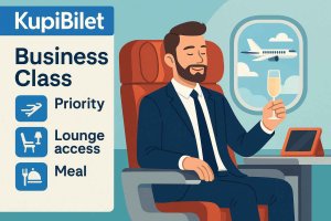 Авиабилеты бизнес-класс с Kupibilet: особенности, преимущества и правила выбора